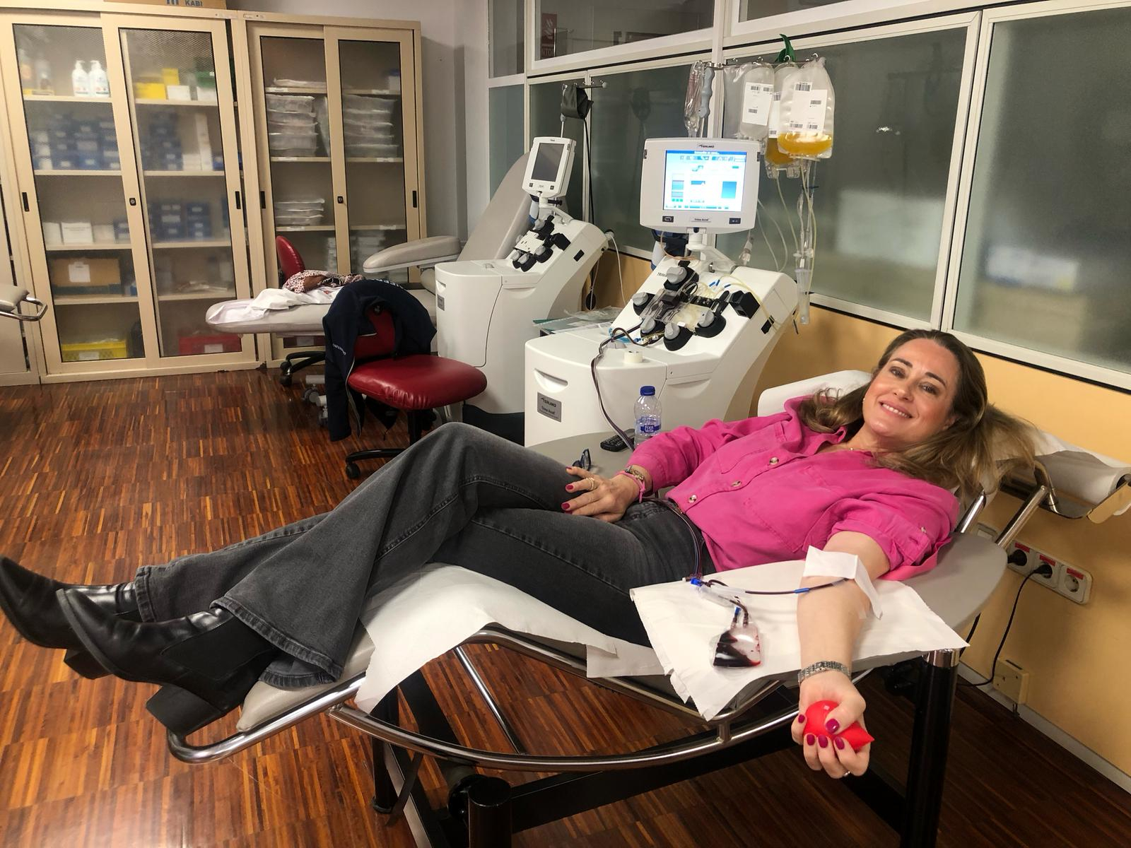 Donación de sangre.