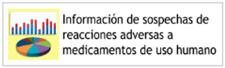 Información de sospechas de reacciones adversas a medicamentos de uso humano