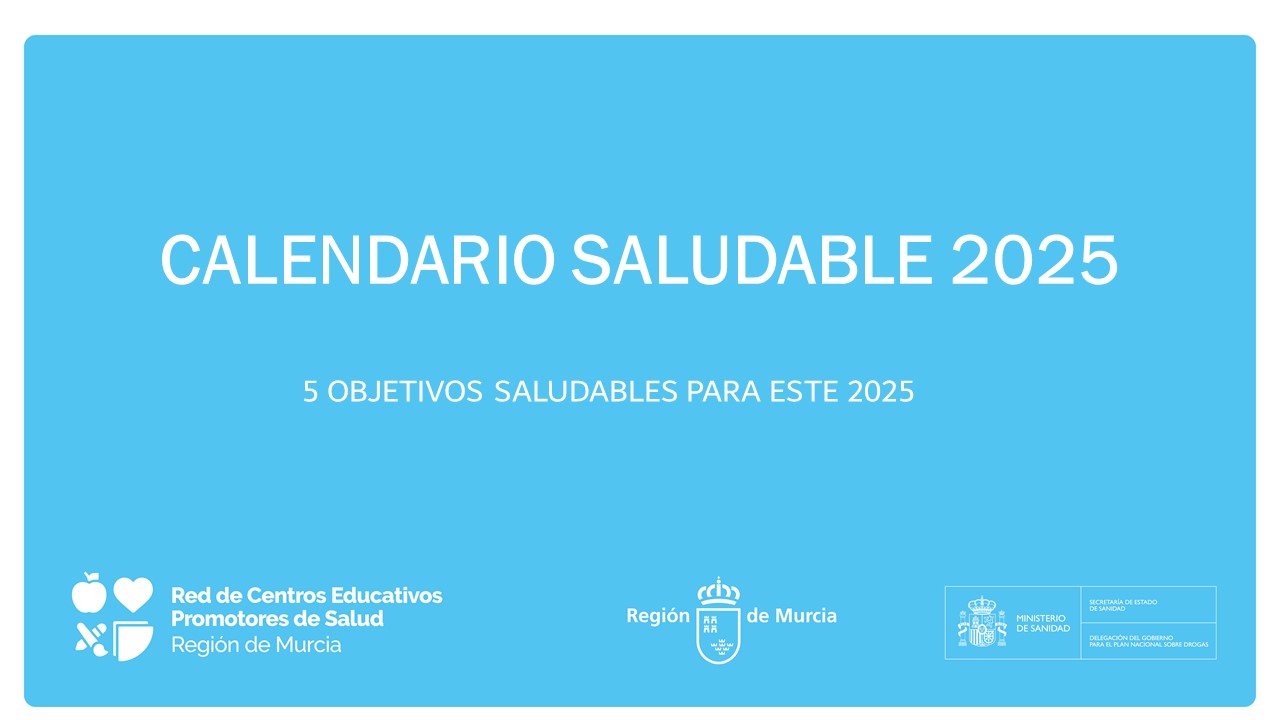 Calendario saludable 2025. 5 objetivos saludables para este 2025