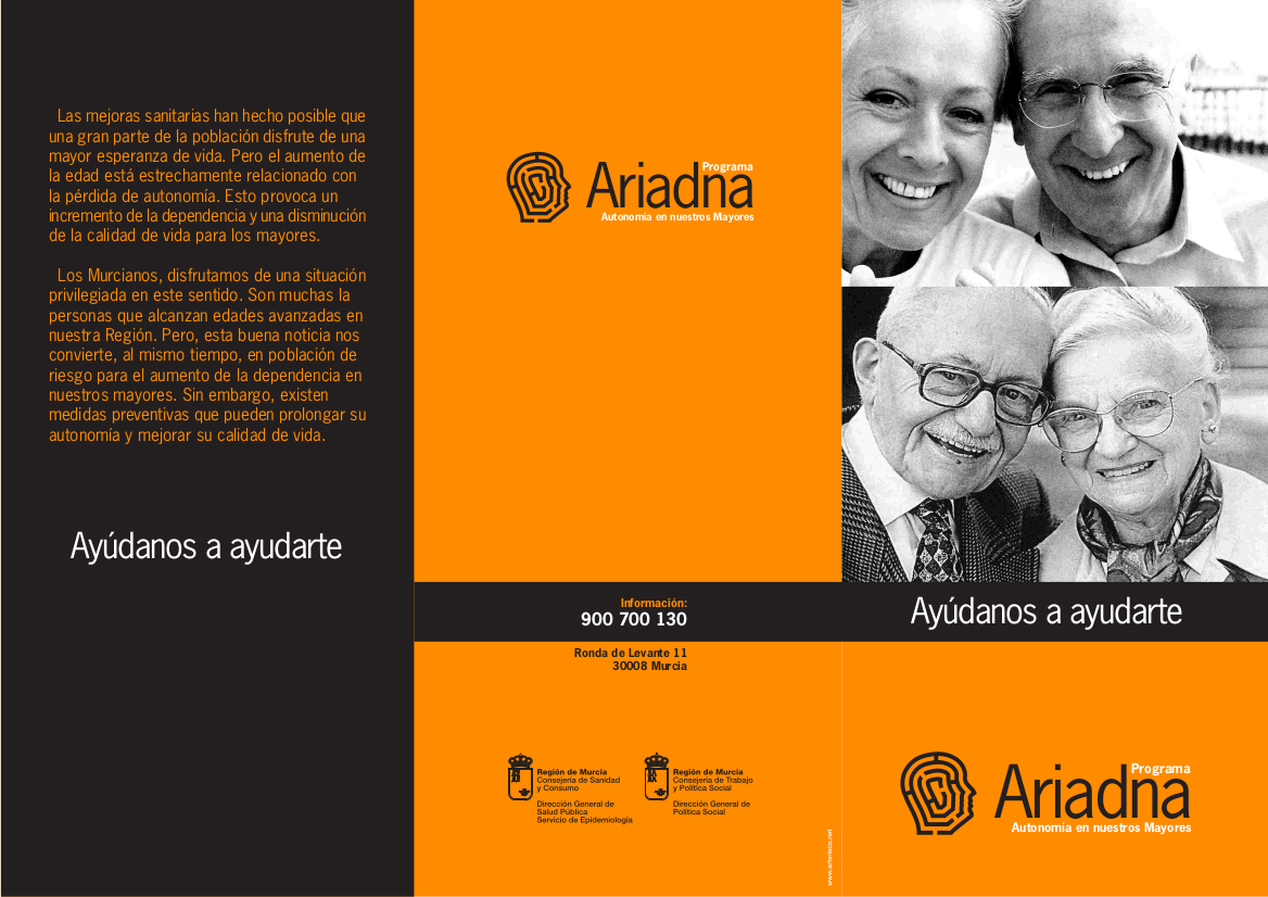 Ayúdanos a ayudarte: programa Ariadna, autonomía en nuestros mayores