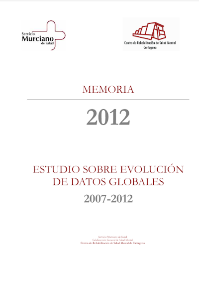 Unidad de Rehabilitación de Salud Mental de Cartagena. Memoria 2012. Estudio sobre la evolución de datos globales 2007-2012