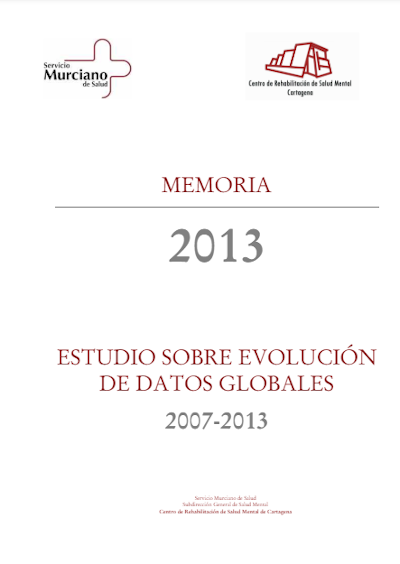 Unidad de Rehabilitación de Salud Mental de Cartagena. Memoria 2013. Estudio sobre evolución de datos globales 2007-2013