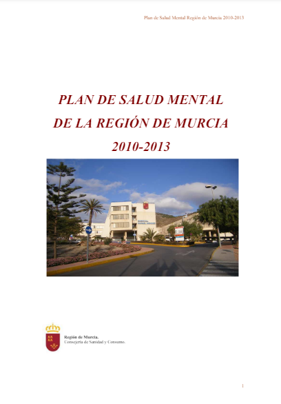 Plan de Salud Mental de la Región de Murcia 2010-2013