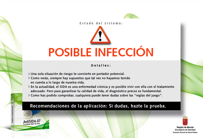 Alerta. Posible infección.