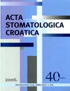 Acta stomatologica Croatica