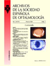 Archivos de la Sociedad Espaola de oftalmologa 