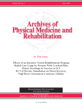 Archives of physical medicine and rehabilitation